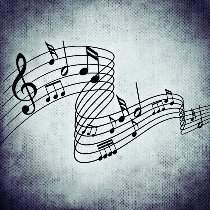 musical melody as background