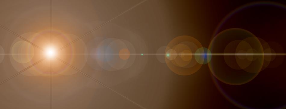 light bokeh out of focus