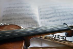 violin and flute