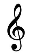 treble clef png key drawing