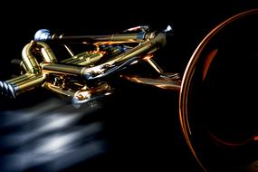 gold Trumpet Musical Instrument