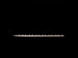 piano keys in the dark