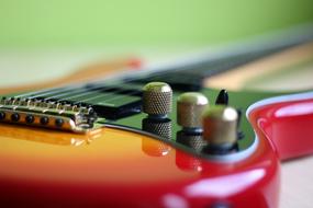 electric guitar surface