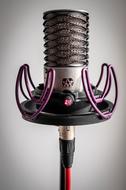 vocal microphone in a recording studio