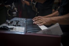 Piano Band Music hands