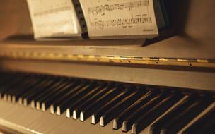 Photo of retro piano keys made of ivory