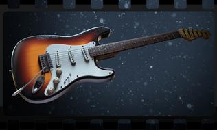 electric rock guitar