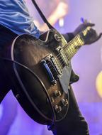 electric guitar at concert