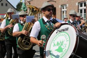 orchestra at the Schutzenfest festival