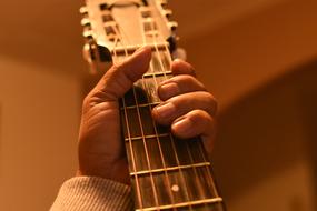 Guitar Musician hand