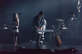 Music Band on Stage at night