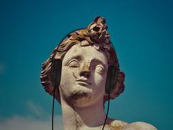 Music Sculpture face