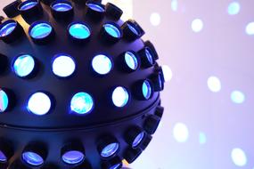 Lighting Dj Disco blue