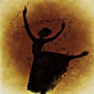 dancer music melody drawing