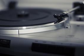 Vinyl Record on Turntable