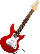 clipart of electric guitar music guitar