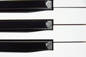 Piano Keys CloseUp