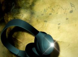 music headphones sheet