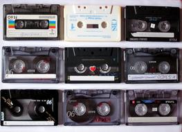 Music Cassettes retro