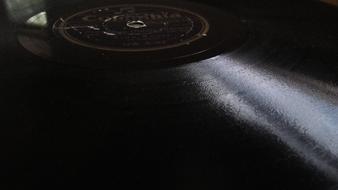 Vinyl disk, detail, macro, Retro Music