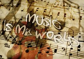 music guitar violin drawing