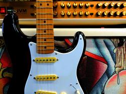 Guitar Electric blue
