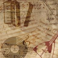 scrapbooking paper music