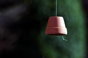 flower pot on a rope