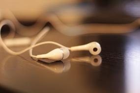 white Headphones Music
