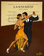 advertisement poster for tango performance