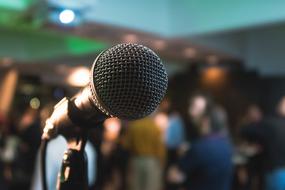 stage Microphone, front view