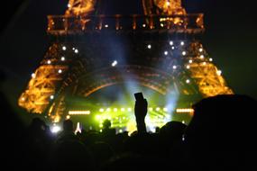 outdoor concert in Paris
