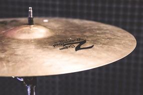 macro photo of a drum cymbal