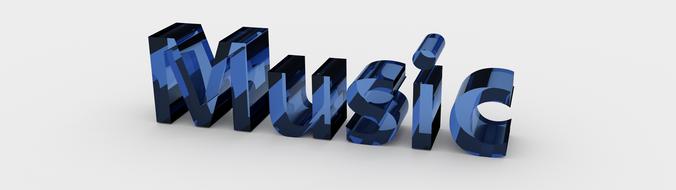 music blue background drawing