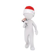 e 3d model figure white drawing