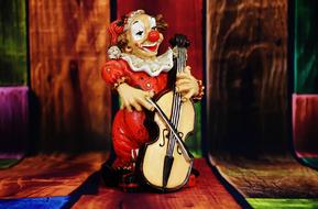 Clown Figure ceramic