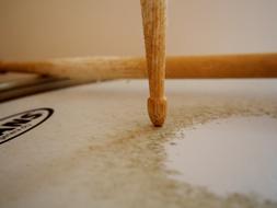 sticks on Snare Drum