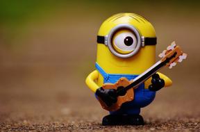 Minion with Guitar toy