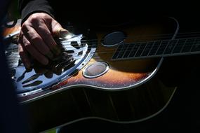 Guitar Music shadows