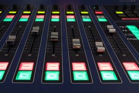 Sound Mixing Desk, detail