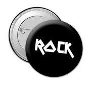 metal rock music badge drawing