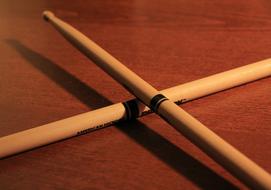crossed Drum Sticks