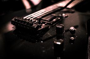 Guitar Electric Music light shadows