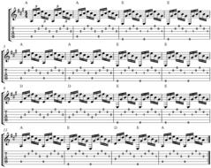 arpeggio song notes lines