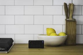 Bluetooth Black Speaker and lemon
