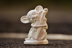 Mouse Gypsum Blank statuette