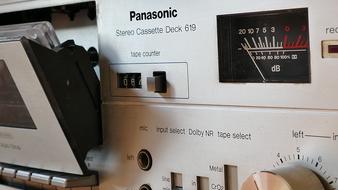 Stereo Dials Equipment panasonic