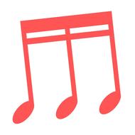 music symbol red drawing