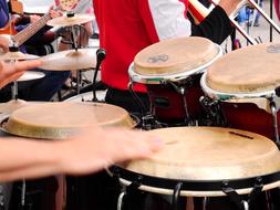 big band with drums