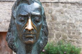 Fryderyk Franciszek Chopin bronze sculpture